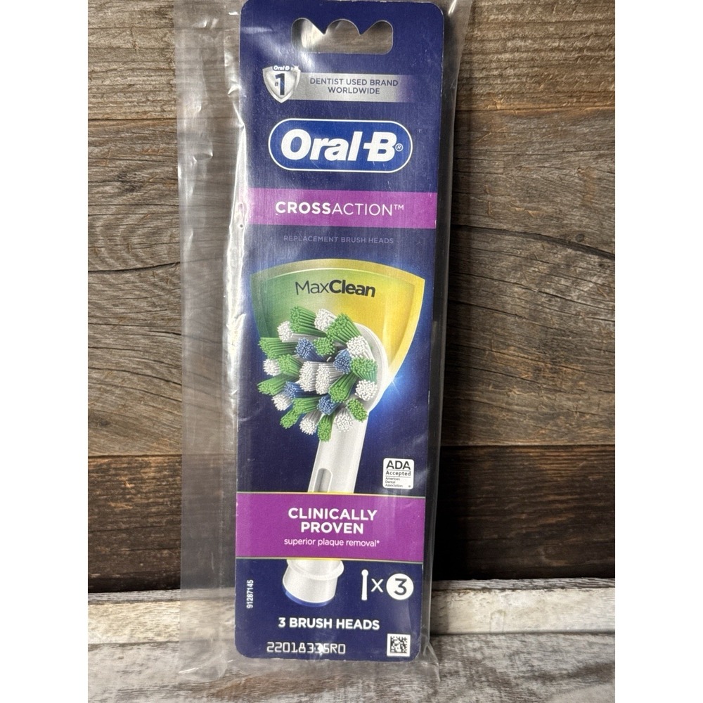 Oral-B Cross Action‎ EB50-3 Replacement Brush Heads Refill (3 Pack) | MSRP = $28